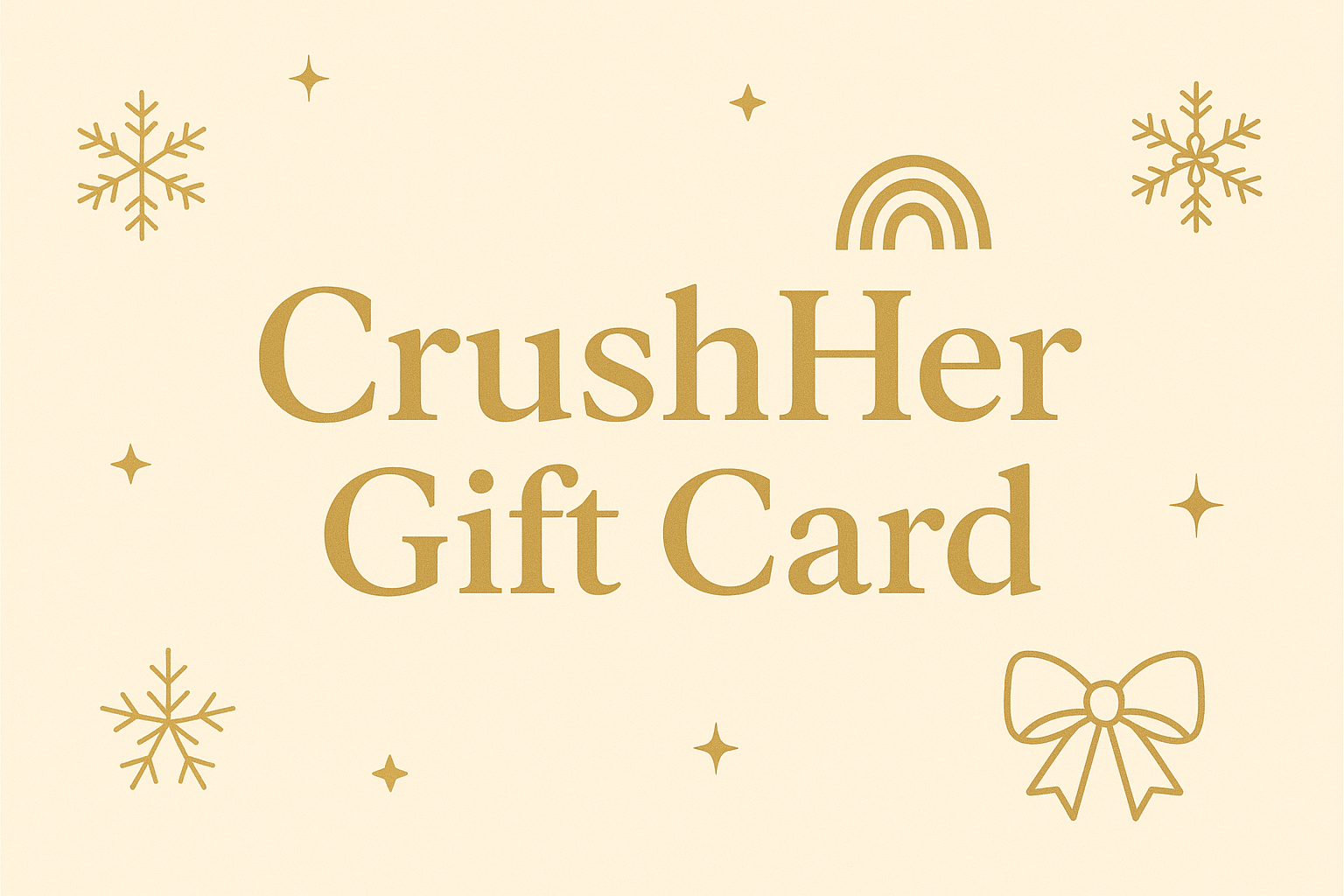 Cartão de oferta CrushHer